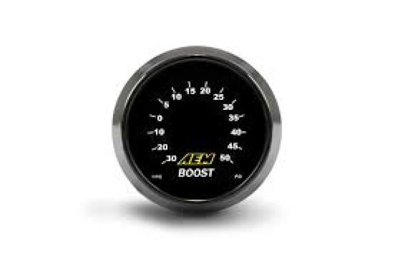 AEM 52mm Boost Digital Gauge -30-50psi