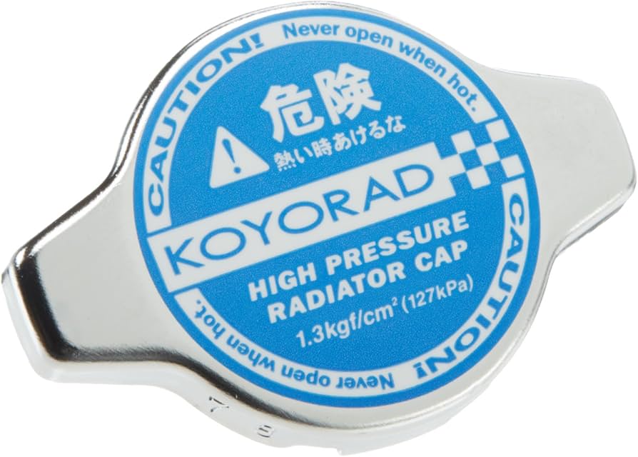 Koyo Hyper Radiator Cap - Shallow Plunger Style - Blue Label