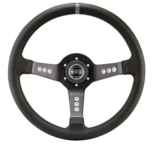 Sparco Strwhl L777 Leather Black